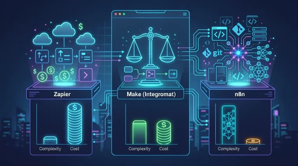 n8n vs Make vs Zapier: що обрати бізнесу у 2026 році